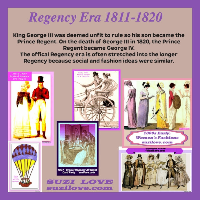 1811-1820 British Regency Era. King George III Deemed Mad and Son Appointed Prince Regent. #Regency #London #BritishRoyalty
